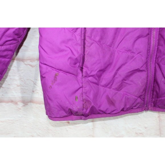 The North Face Purple Orange Nylon Zip Up Hooded Reversible Jacket Size L - Picture 4 of 12